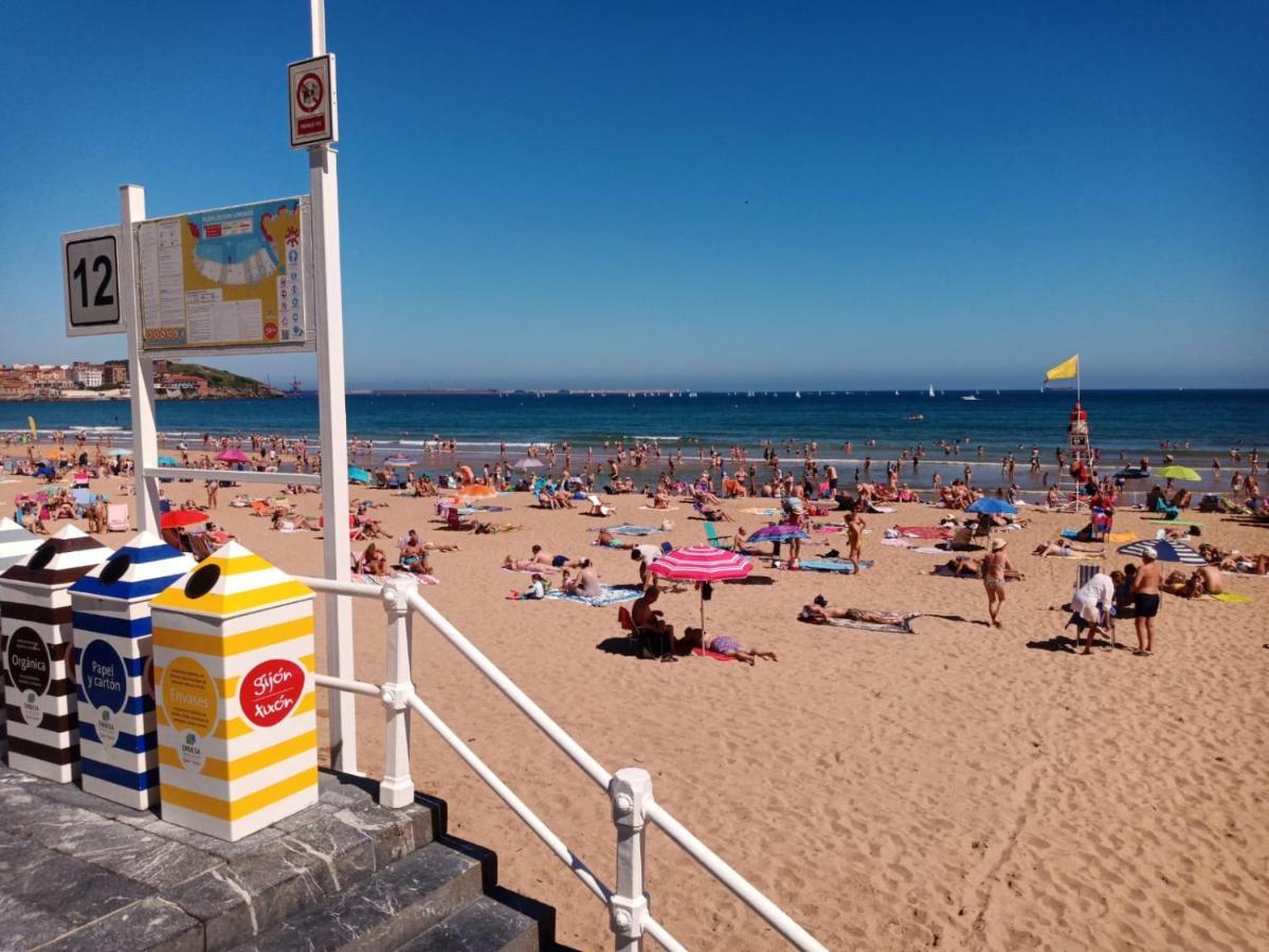 La Arena - Playa De San Lorenzo - Apartamento En Gijon Exterior photo